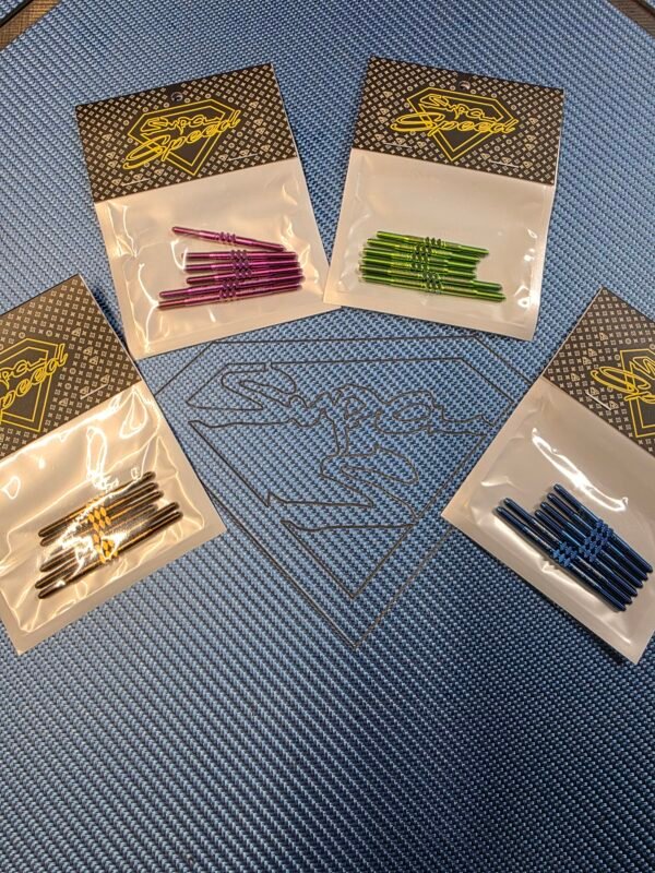 Complete Supa6 2025v4 titanium screw kits upper and lower.